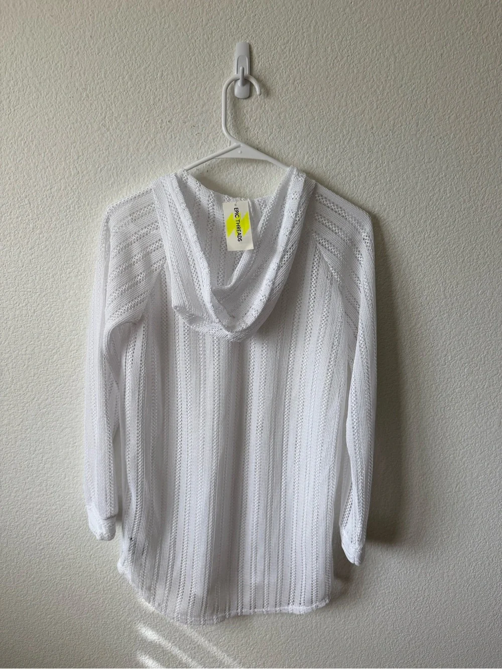 Epic Threads White Crochet knit coverup